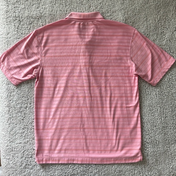 Nike Mens Golf/ Tennis thin stripe Polo short sleeve collared shirt Size Medium. - Picture 5 of 14